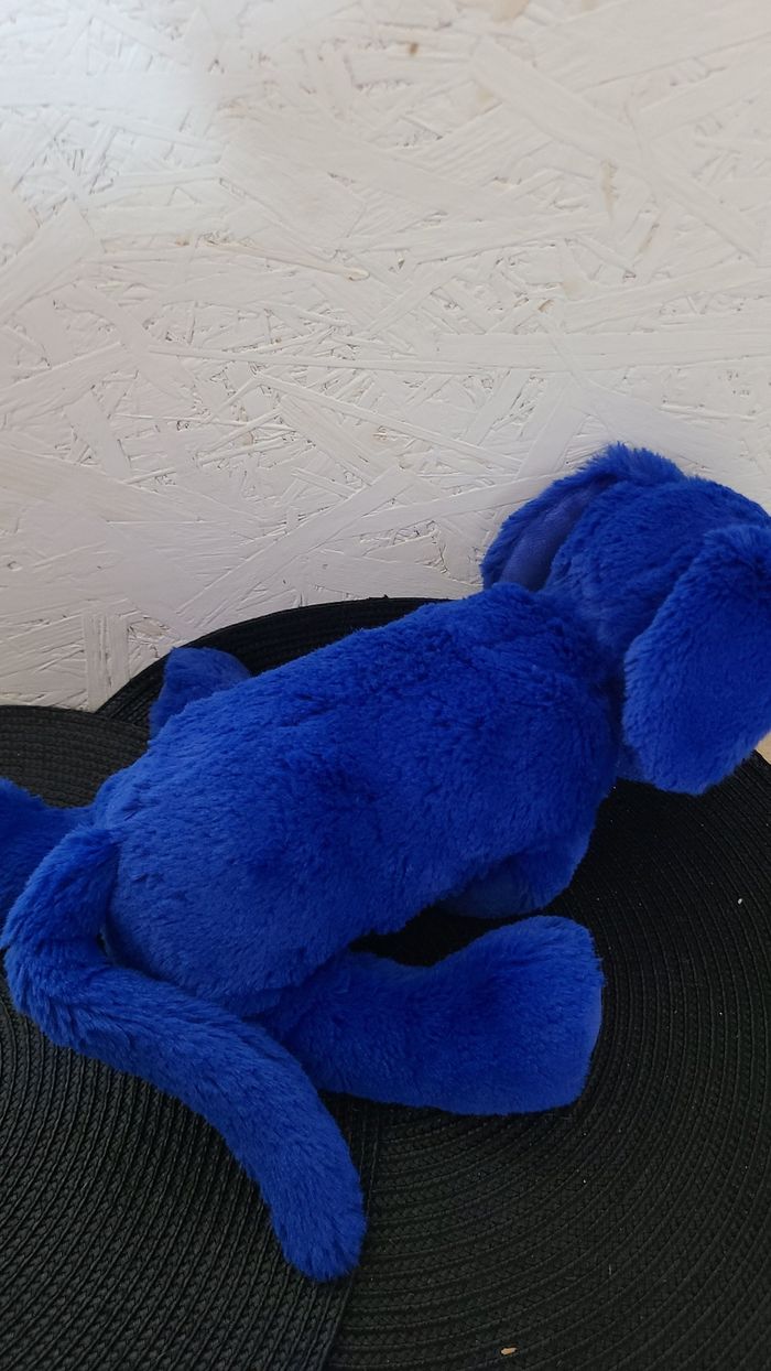 Ecole des loisirs Peluche Chien Bleu - photo numéro 4