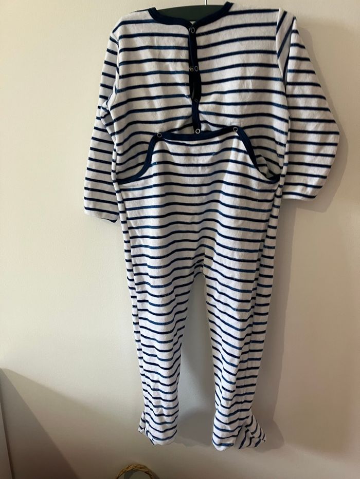 Pyjama velours Petit Bateau 36 mois - photo numéro 4