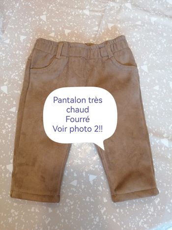 Pantalon en daim