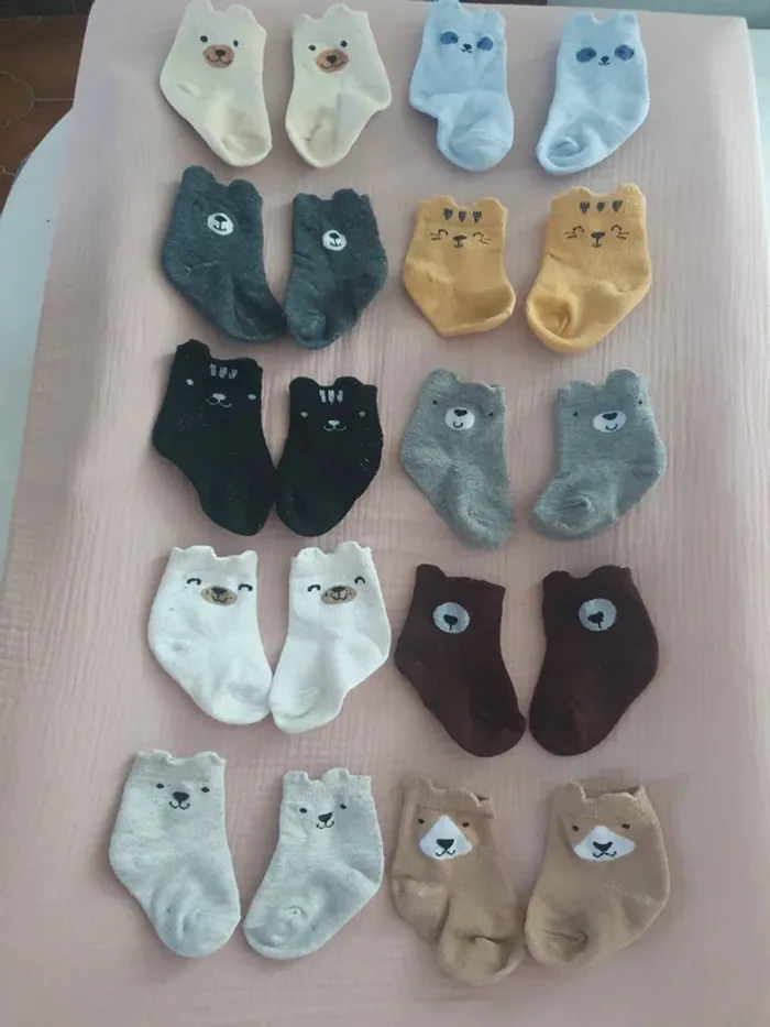 10 paires de chaussettes