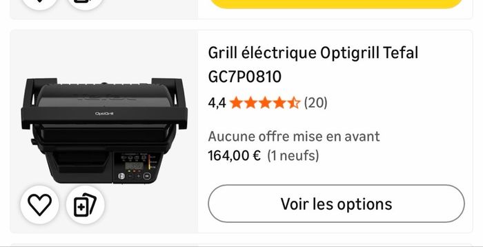 grill tefal neuf - photo numéro 3
