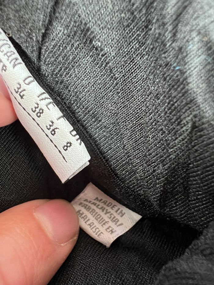 Pull sweat à capuche polaire Puma noir avec logo brodé Taille XS - photo numéro 9