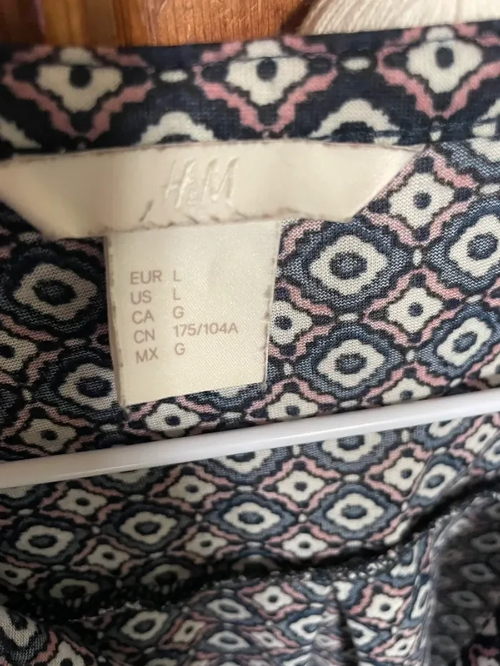 Haut blouse H&M taille L - photo numéro 6