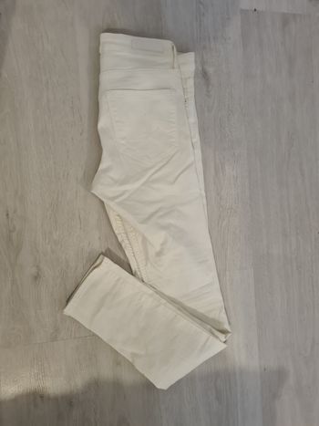 Pantalon jean blanc