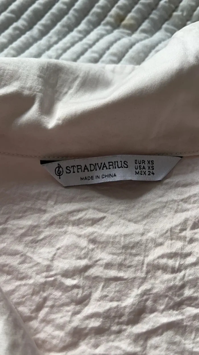 Chemisier blanc stradivarius - photo numéro 7