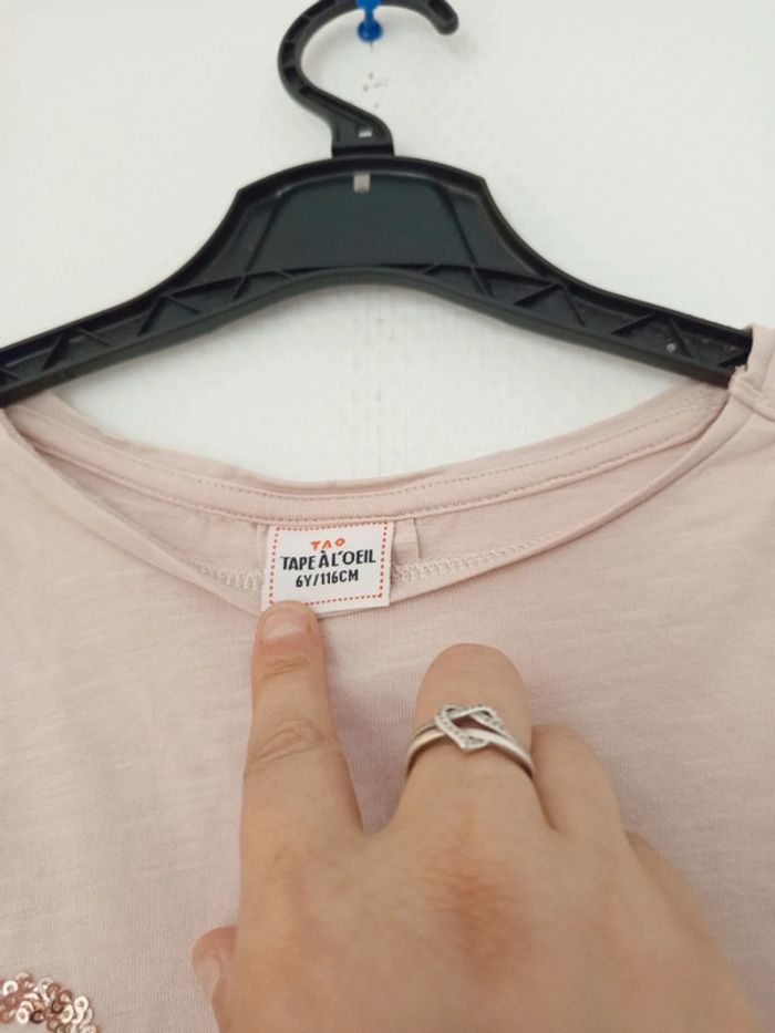 Tee-shirt manches longues fille w - photo numéro 3