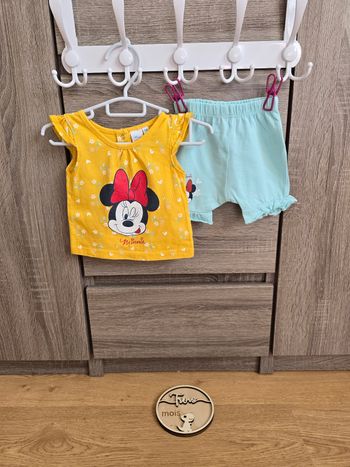 Vêtement Bébé Fille - Ensemble été Minnie - Disney - 3 mois