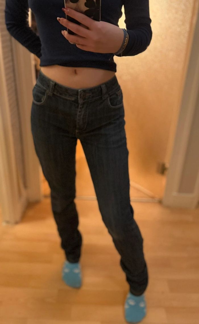 Jean vintage taille basse - photo numéro 2