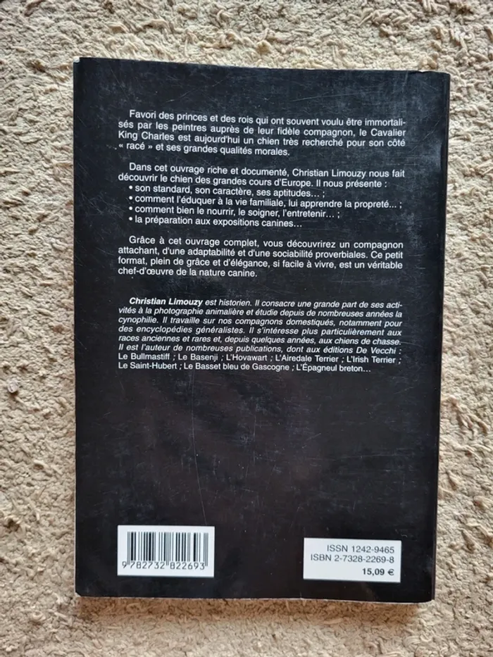 Livre chiens de race "Le cavalier King Charles" de Christian Limouzy - photo numéro 2