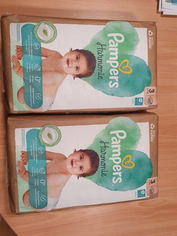 84 couches pampers harmonie T3