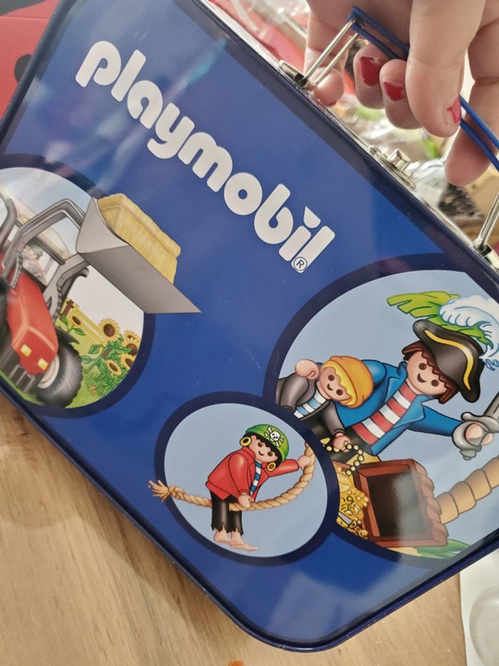 Valise métal Playmobil 55599 4 puzzles - photo numéro 5