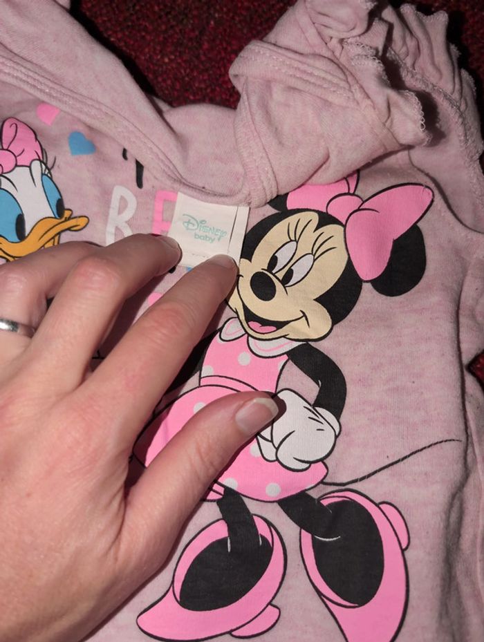 Body a épaulettes Minnie et Daisy 12 mois a 24 mois - photo numéro 4