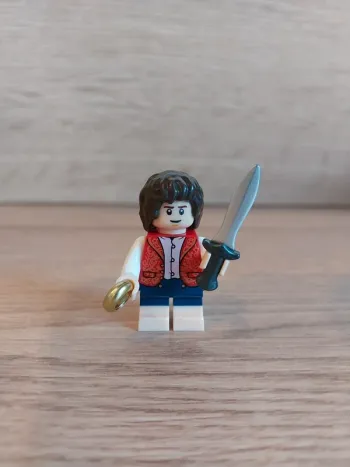 Figurine type lego Hobbit Frodon seigneur des anneaux