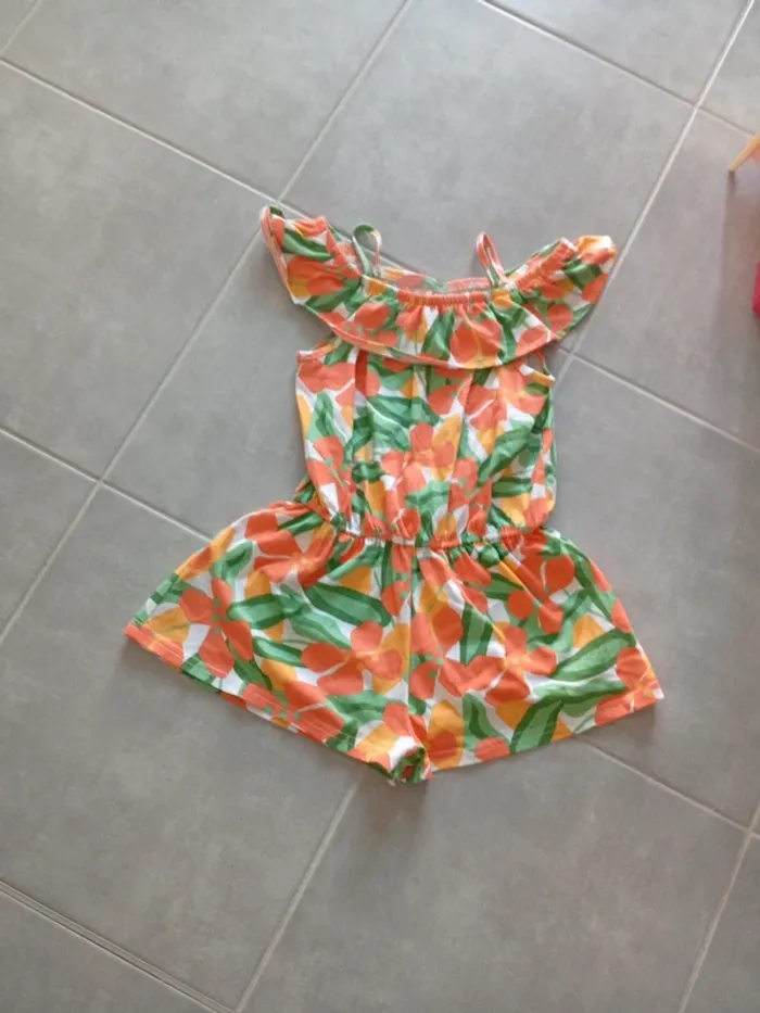 Combishort fleurs
