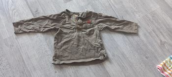 t-shirt manche mongue poche renard