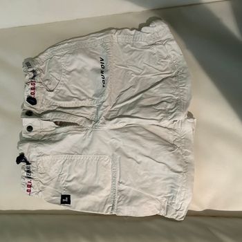Short blanc garçon