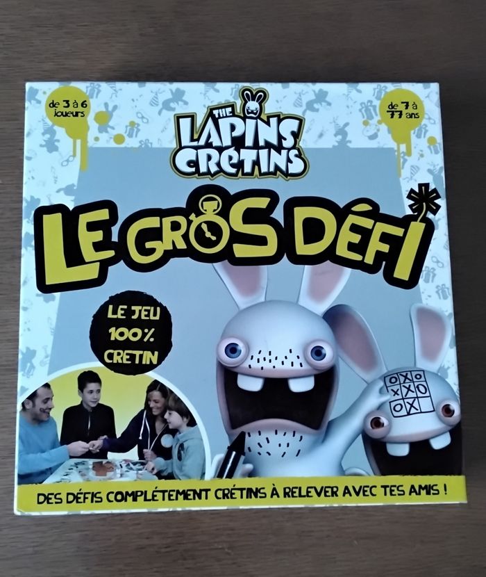 Les lapins crétins ,le gros défi ,presque pas servi ,Ubisoft ,de 7 à 77 ans