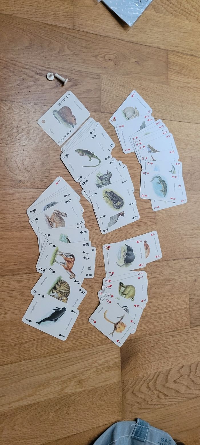 Jeu de 52 cartes animaux - photo numéro 3