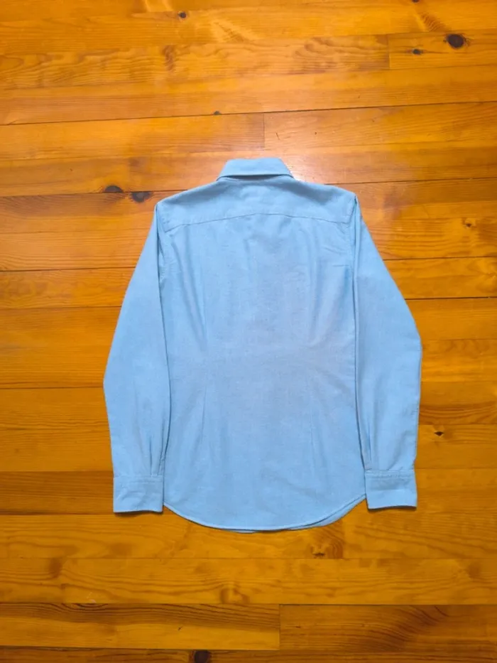 Chemise à manche longue - Ralph Lauren - Logo brodé premium - Bleu clair - Taille S - photo numéro 4