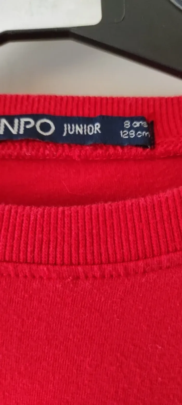 🐼Tee-shirt manches longues npo Taille 8 ans 128 cm très bon état  🐼 - photo numéro 2