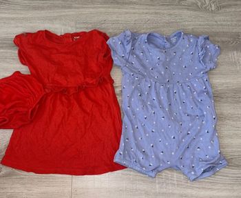 Lots vêtements d’été Kiabi bébé fille taille 24 mois