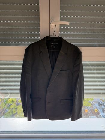 Veste de costume gris foncé