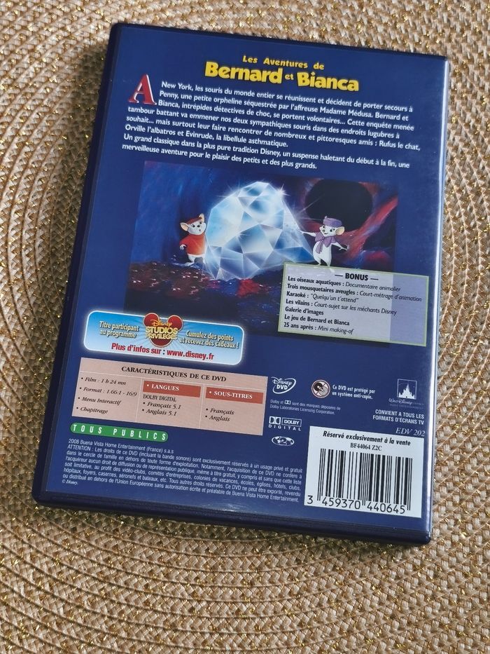 DVD Bernard et Bianca - photo numéro 3