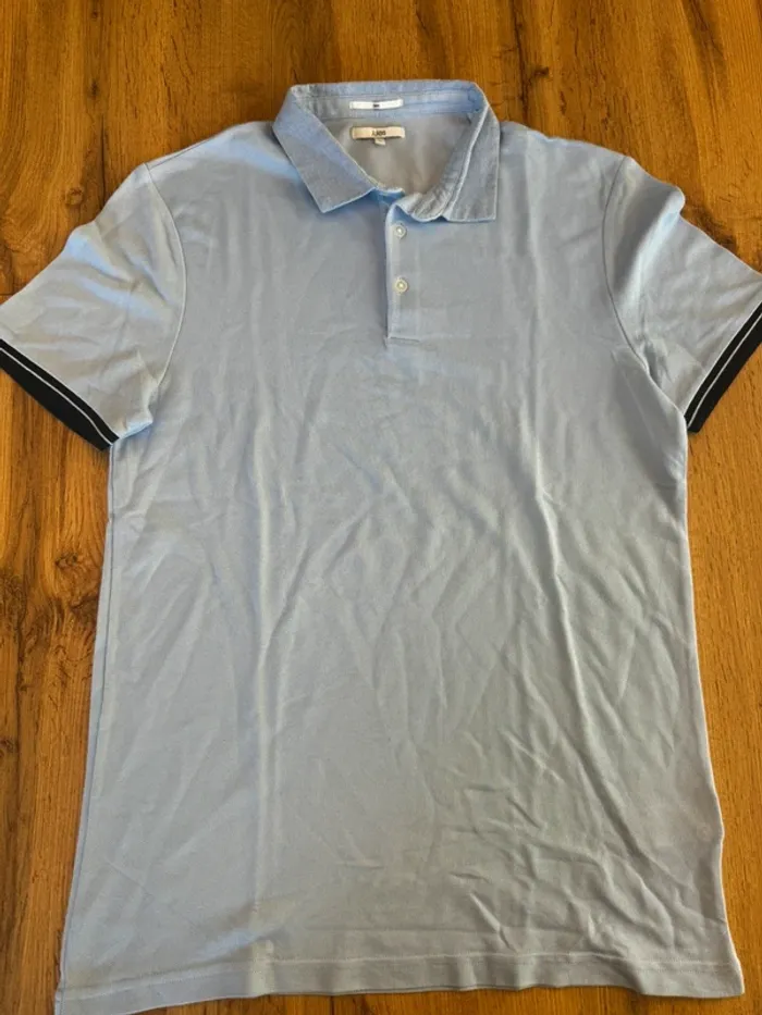 Polo bleu homme Jules - Taille : L