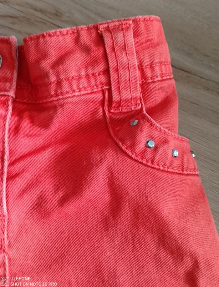 Pantacourt jeans orchestra 5 ans fille - photo numéro 2