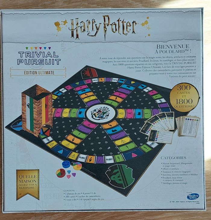 Jeu de société Trival Pursuit Harry Potter - photo numéro 2