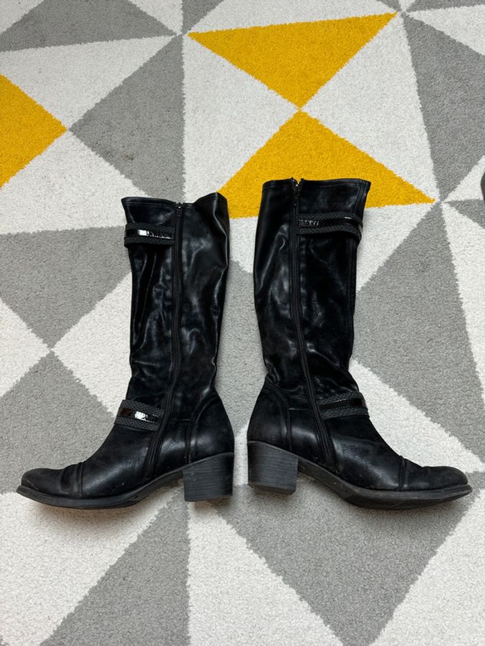 Bottes à talons J. Metayer Taille 40 - photo numéro 2