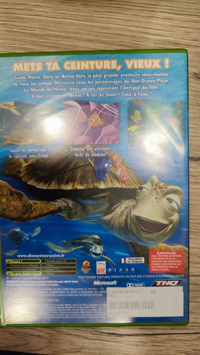 Le monde de nemo Xbox - photo numéro 3