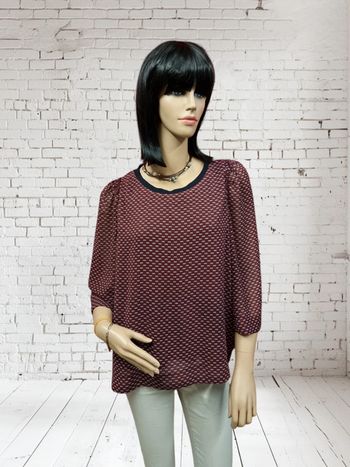 Mango blouse bordeaux * taille XL *