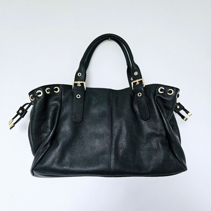 🇮🇹Sac a main 100% Cuir  Daim Noir verapelle🇮🇹 The genuine leather neuf