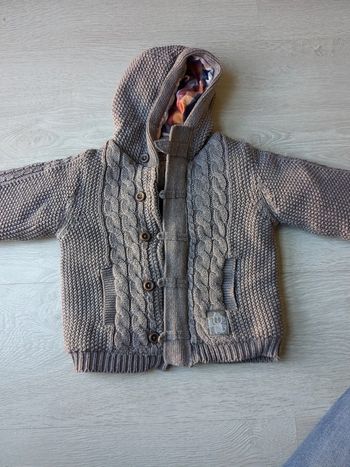 Gilet très chaud fourré polaire 80 cm