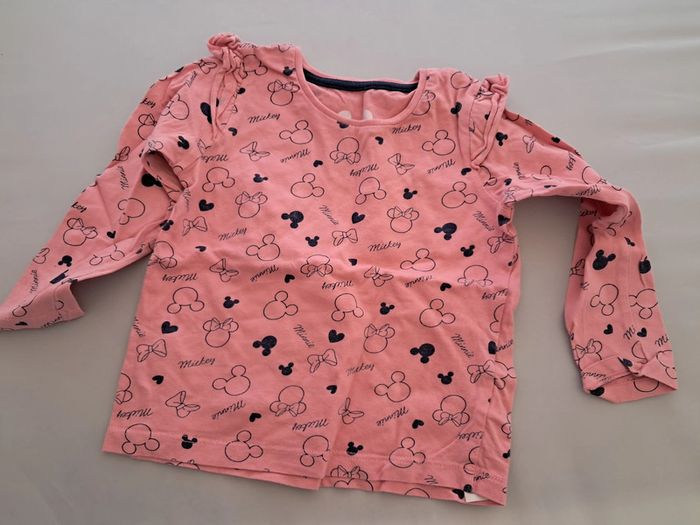 haut tee shirt manches longues fille 18 mois disney