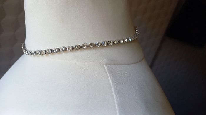 Collier fantaisie, brillants serties - photo numéro 2