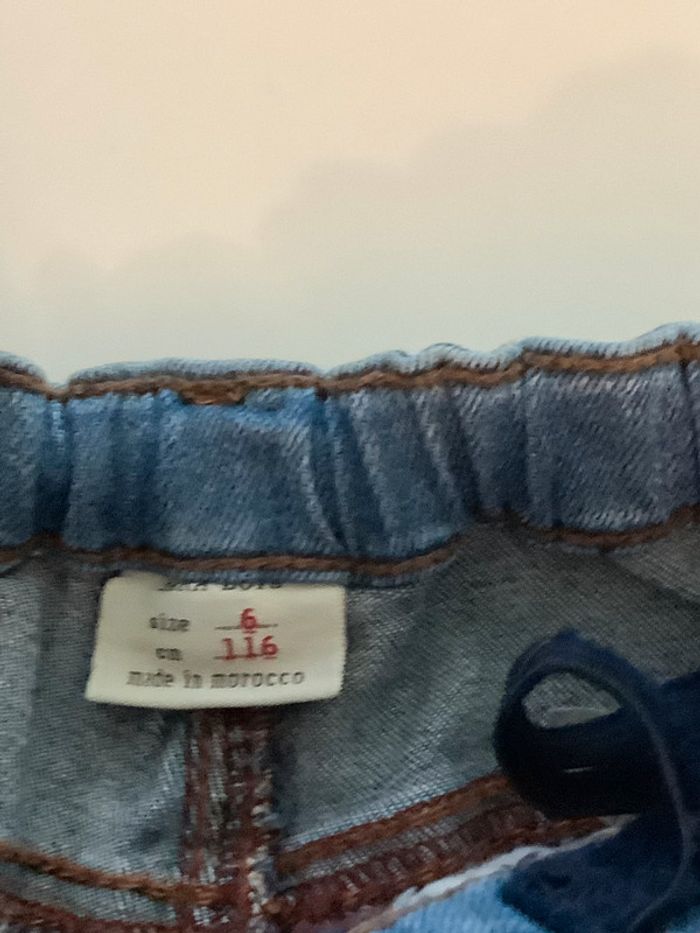 Pantalon jeans bleu Zara boys 6ans - photo numéro 3