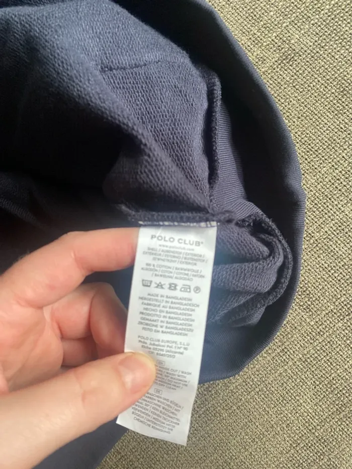 Sweat-shirt bleu marine à capuche et broderie Rigby Go - photo numéro 9