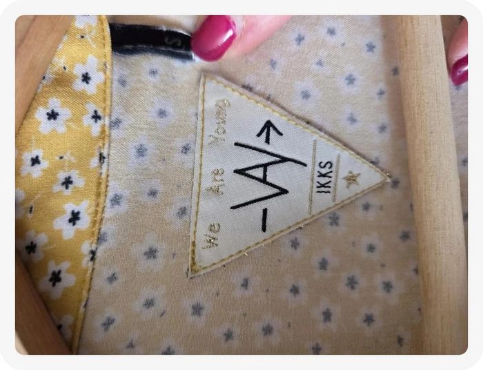 chemise Ikks jaune taille S - photo numéro 7