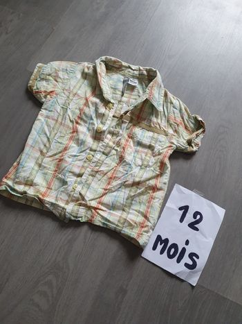 Chemise 12mois garçon