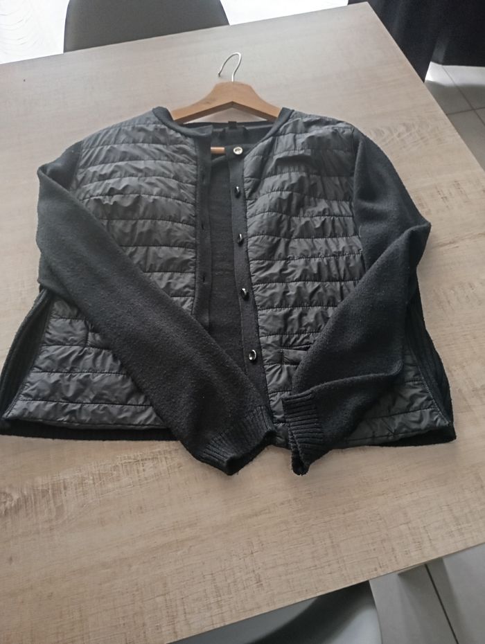Gilet moitié matelassé moitié laine taille 38 - photo numéro 5