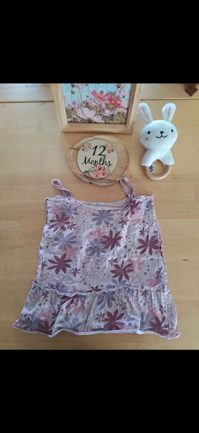 T-shirt manches courtes pour fille taille 12mois marque In Extenso