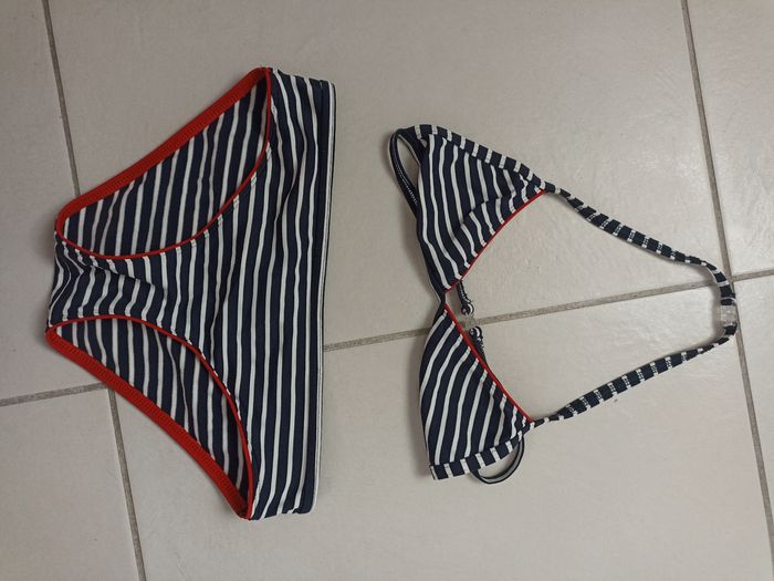 Maillot de bain 2 pièces triangle 12 ans