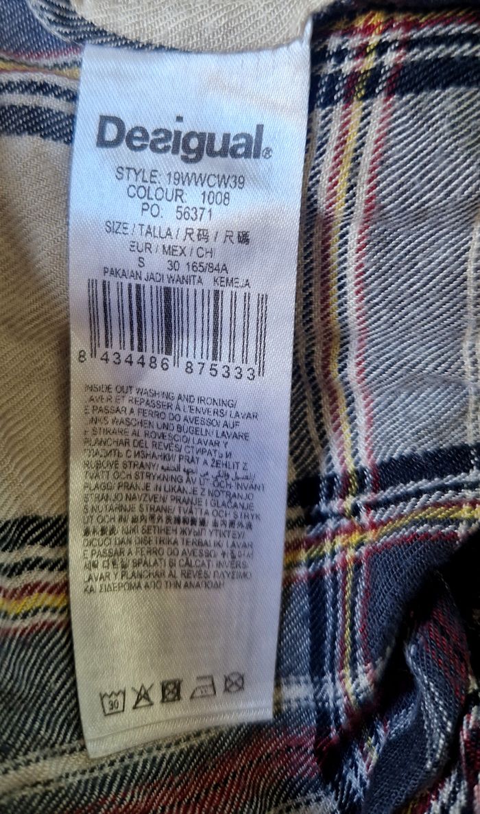 Chemise longue  , femme  , Desigual  , taille S - photo numéro 9