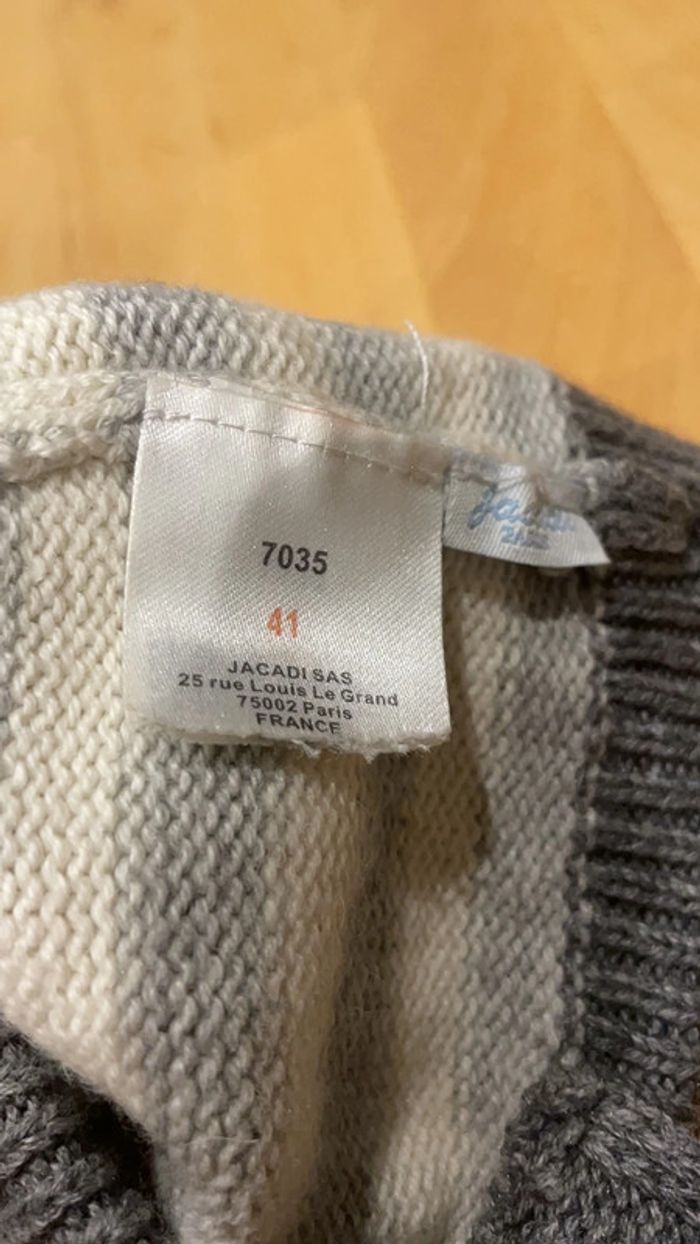 Ensemble bonnet bottons bébé - photo numéro 5