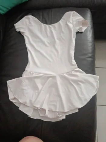 Body danse tutu decathlon 14 ans  blanc