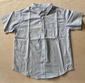 Chemisette chambray bleue Kiabi 5 ans