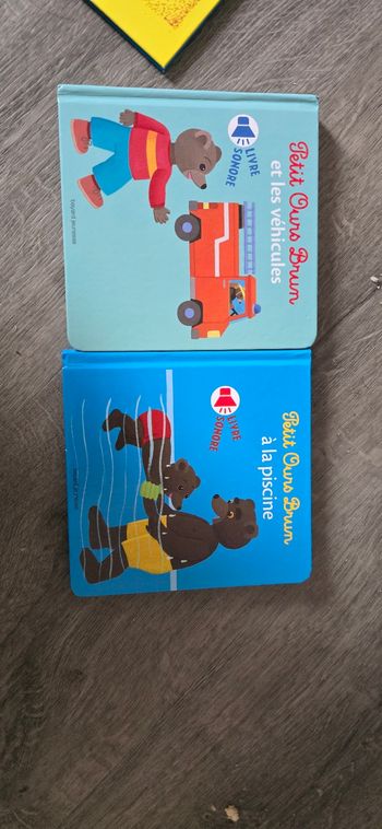 Petit ours brun livres sonores
