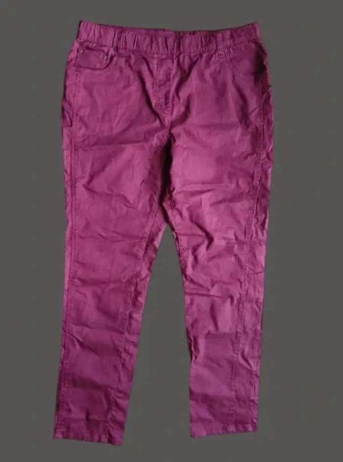 Pantalon droit violine